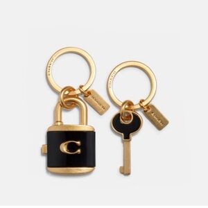 Coach Lock and Key Bag Charm